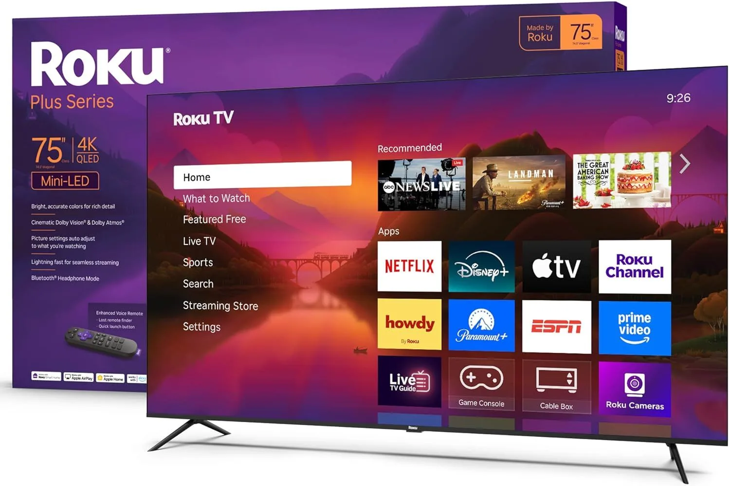 Roku 75" Pro Series QLED Smart TV (2025)