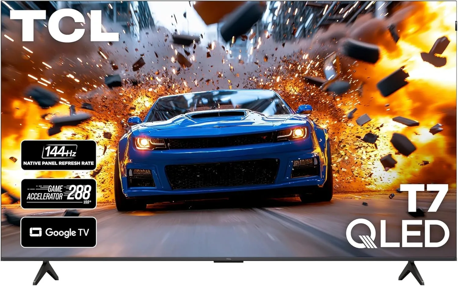 TCL 75" T7 Mini-LED 144Hz Smart Google TV